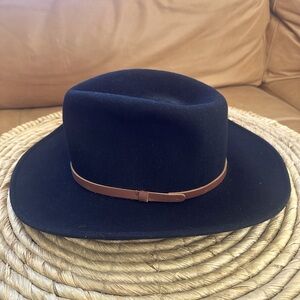 Women’ Vintage Pendleton Black Wool Hat